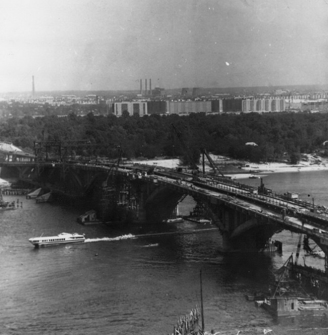 Как строили мост Метро в Киеве, 61 год