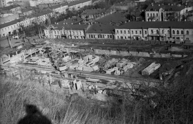 Как строили Житний рынок в Киеве в 70-х годах