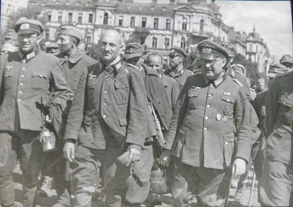 Пленные немцы Киев 1944 год
