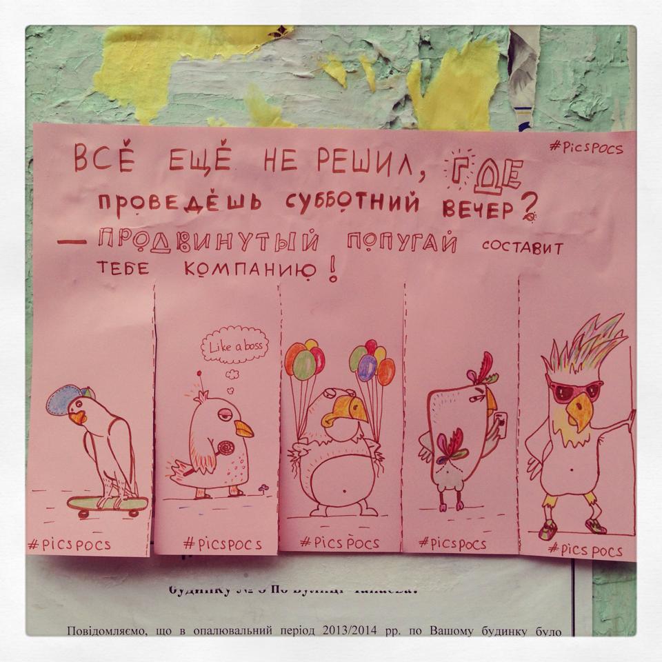 Позитивные объявления Киев Наталья Винокурова попугай
