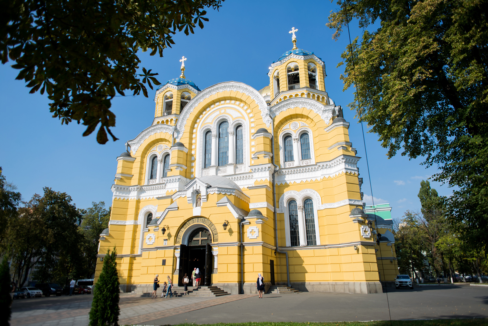 Фото Владимирского собора, Киев, осень
