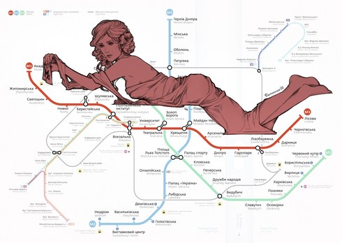 Человечное киевское метро Евгения Лиса