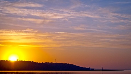 Закат на Киевском море