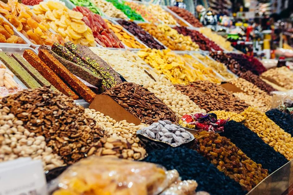 Бессарабский рынок 2019 сухофрукты орехи