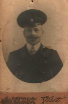 Інженер-шляховик Південно-Західних залізниць П. Скорупський, фото із сімейного архіву автора﻿